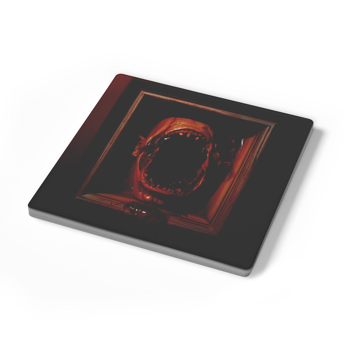 Gore Horror Face Coasters, Set of 4