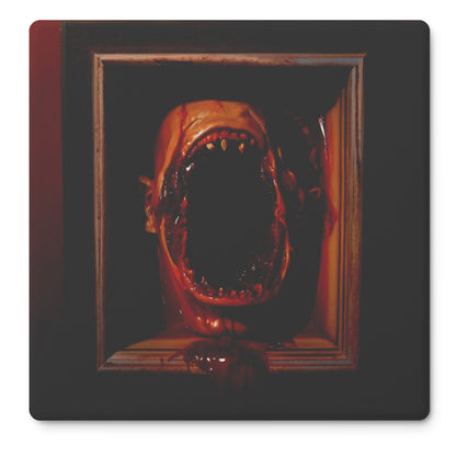 Gore Horror Face Coasters, Set of 4