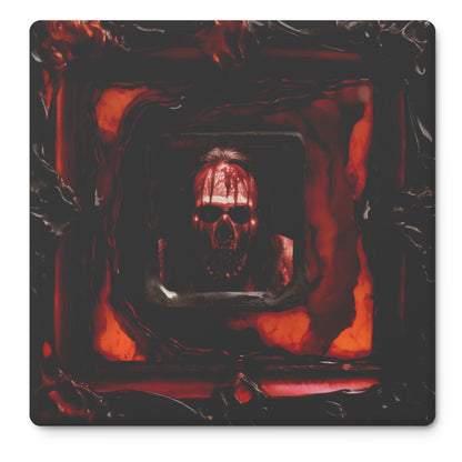 Gore Horror Skull Coasters, Set of 4