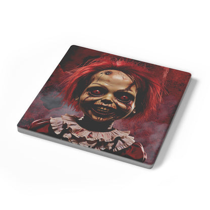 Possessed Horror Doll Coasters, Set of 4