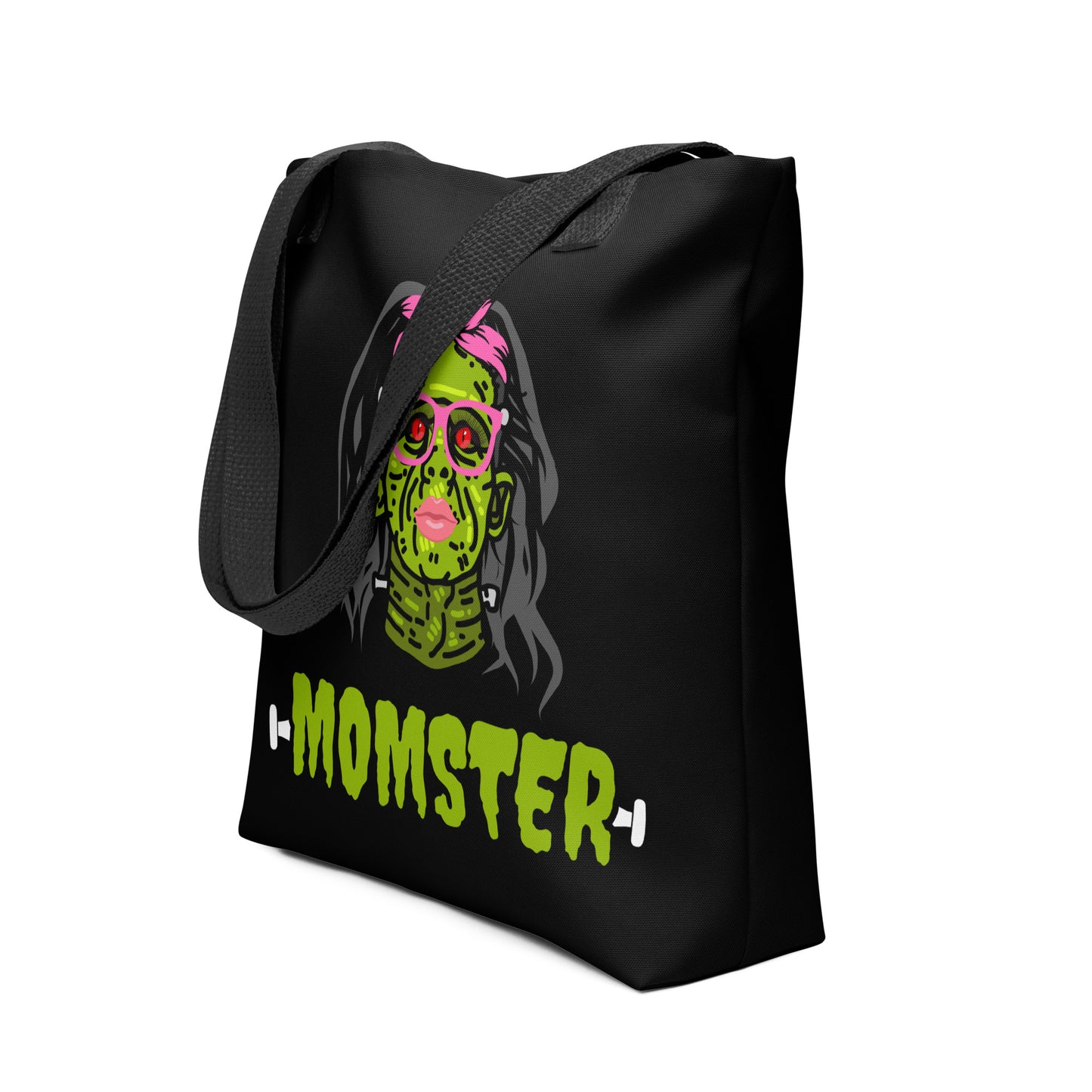 Momster Tote Bag | Halloween Pattern Tote Bag | Halloween Tote Bag