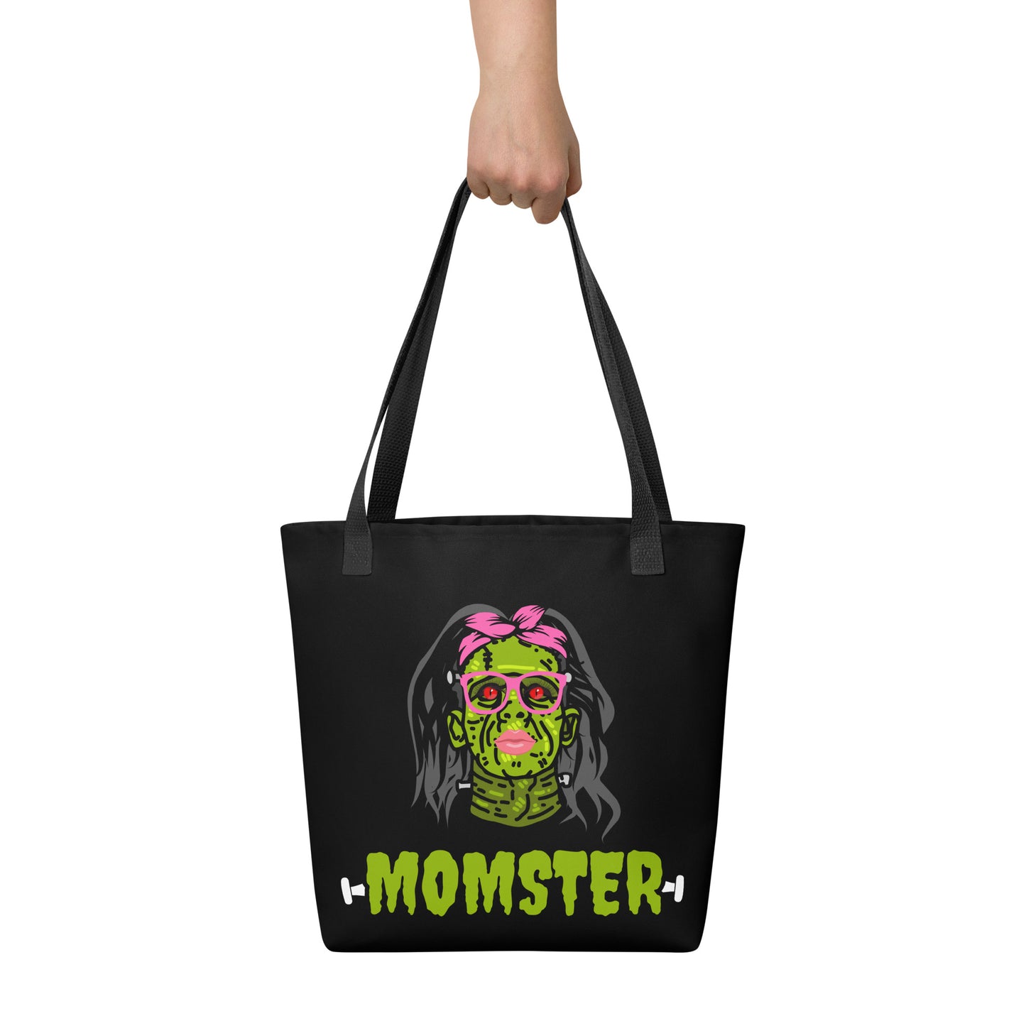 Momster Tote Bag | Halloween Pattern Tote Bag | Halloween Tote Bag