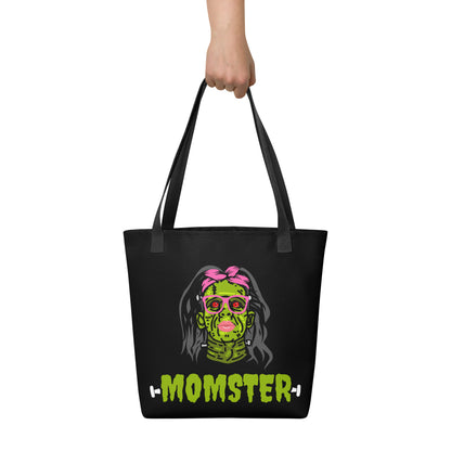 Momster Tote Bag | Halloween Pattern Tote Bag | Halloween Tote Bag