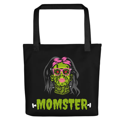 Momster Tote Bag | Halloween Pattern Tote Bag | Halloween Tote Bag