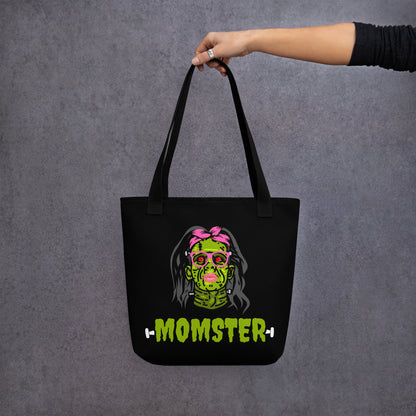 Momster Tote Bag | Halloween Pattern Tote Bag | Halloween Tote Bag