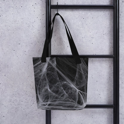 Spider Web Tote Bag | Halloween Tote Bags