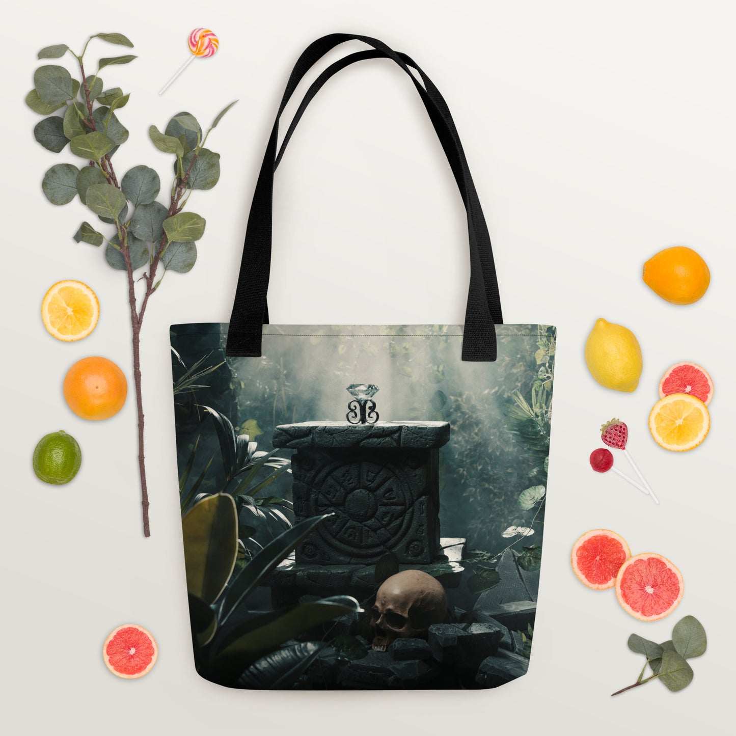Halloween Goth Tote Bag | Goth Halloween Bag