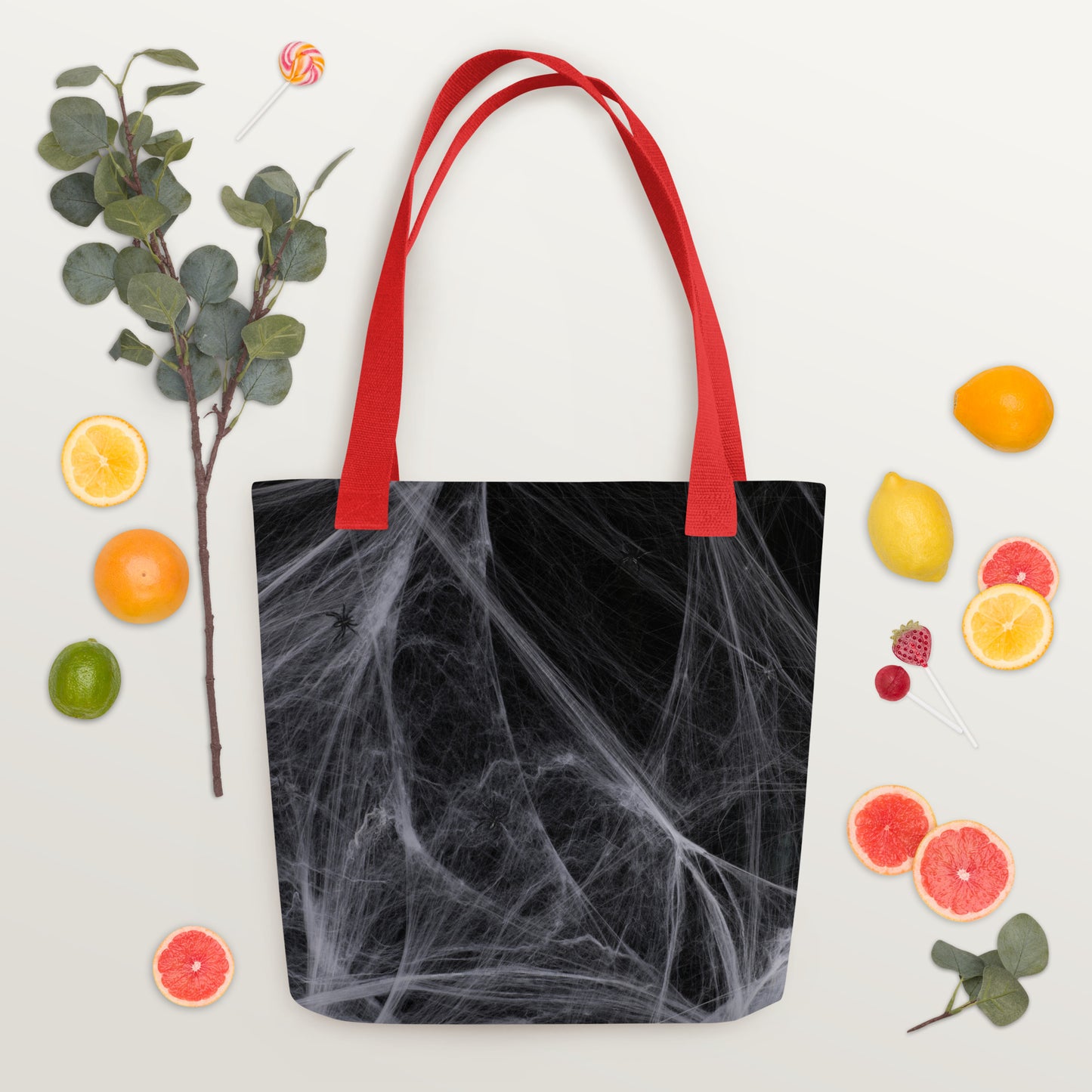 Spider Web Tote Bag | Halloween Tote Bags