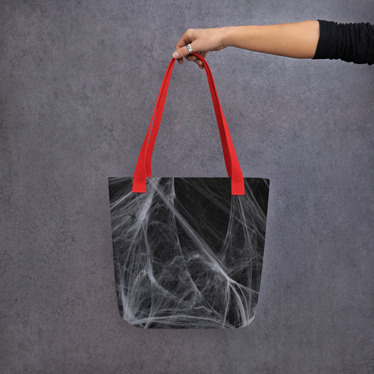 Spider Web Tote Bag | Halloween Tote Bags