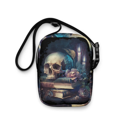 Skull Crossbody Bag Dark Academia Crossbody Bag Halloween Accessory Tote for Halloween