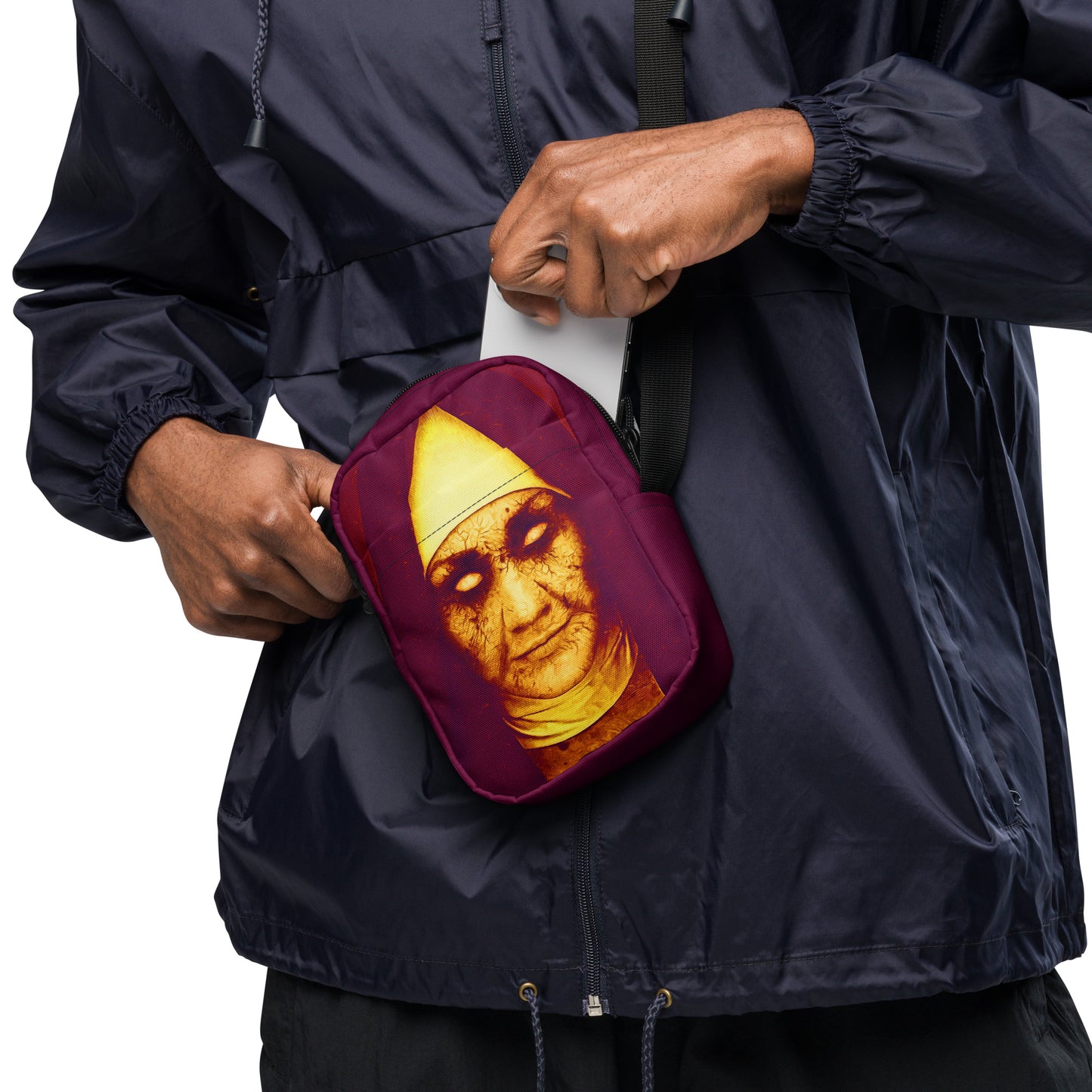 Evil Nun Bag Haunting Halloween Accessory Scary nun Crossbody Bag Creepy Halloween Purse