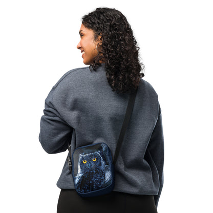 Owl Crossbody Bag Spooky Owl Purse Crossbody Bags with Owls Bird Lovers Bag Epic Owl bag