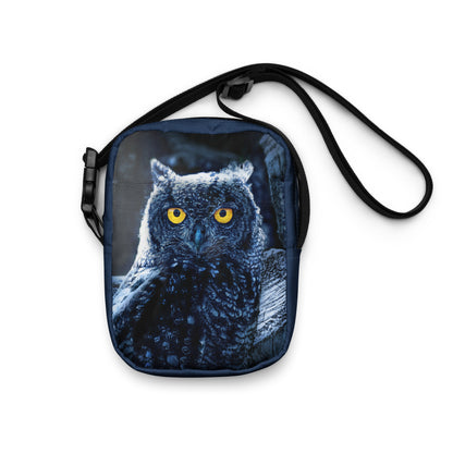 Owl Crossbody Bag Spooky Owl Purse Crossbody Bags with Owls Bird Lovers Bag Epic Owl bag