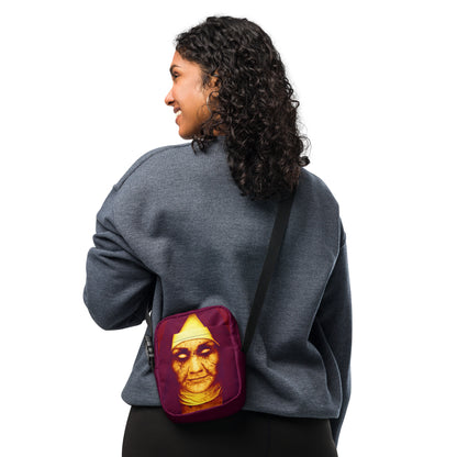 Evil Nun Bag Haunting Halloween Accessory Scary nun Crossbody Bag Creepy Halloween Purse