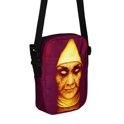 Evil Nun Bag Haunting Halloween Accessory Scary nun Crossbody Bag Creepy Halloween Purse