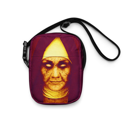 Evil Nun Bag Haunting Halloween Accessory Scary nun Crossbody Bag Creepy Halloween Purse