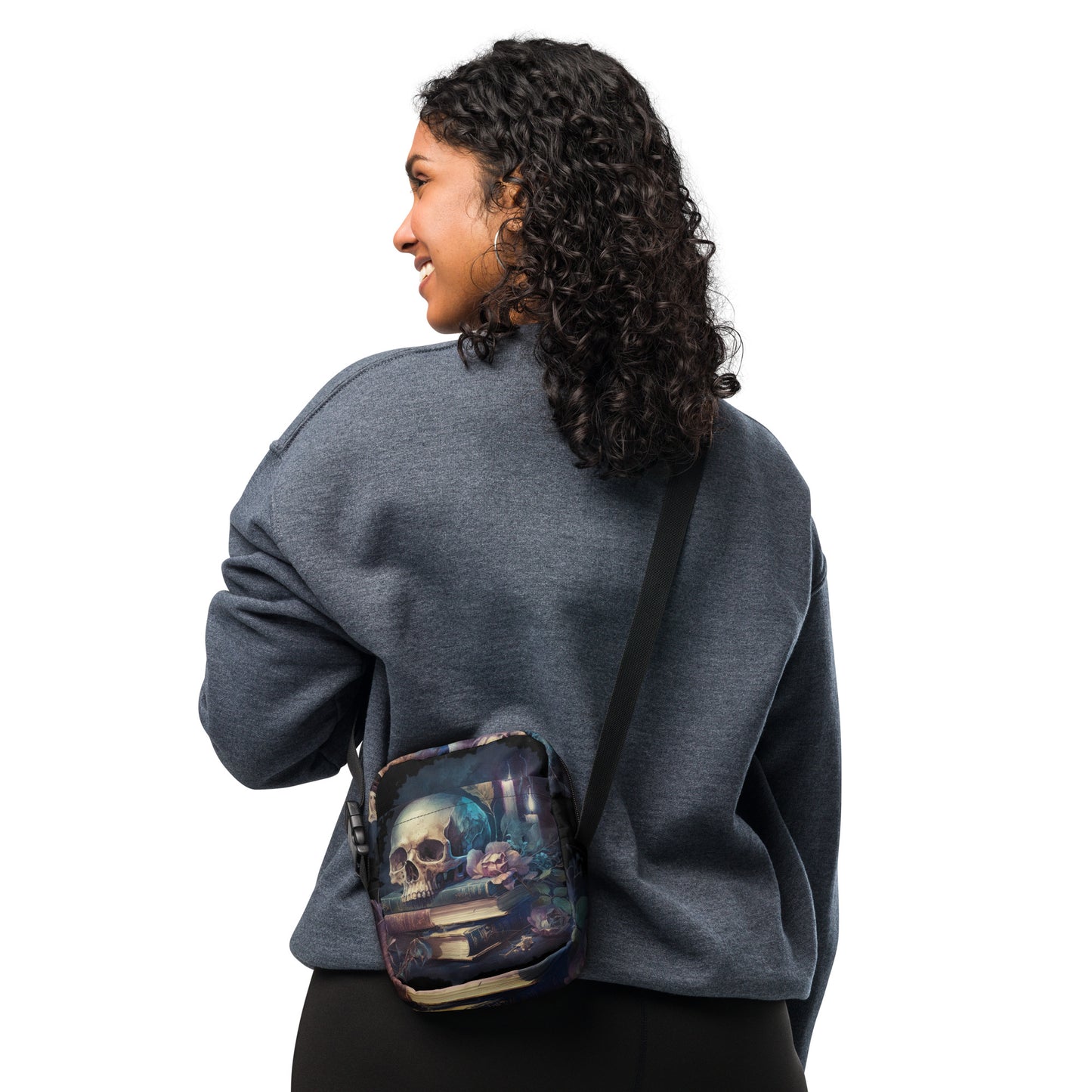Skull Crossbody Bag Dark Academia Crossbody Bag Halloween Accessory Tote for Halloween