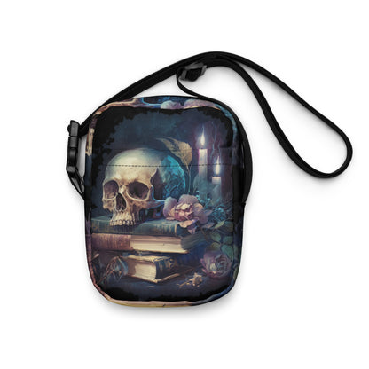 Skull Crossbody Bag Dark Academia Crossbody Bag Halloween Accessory Tote for Halloween