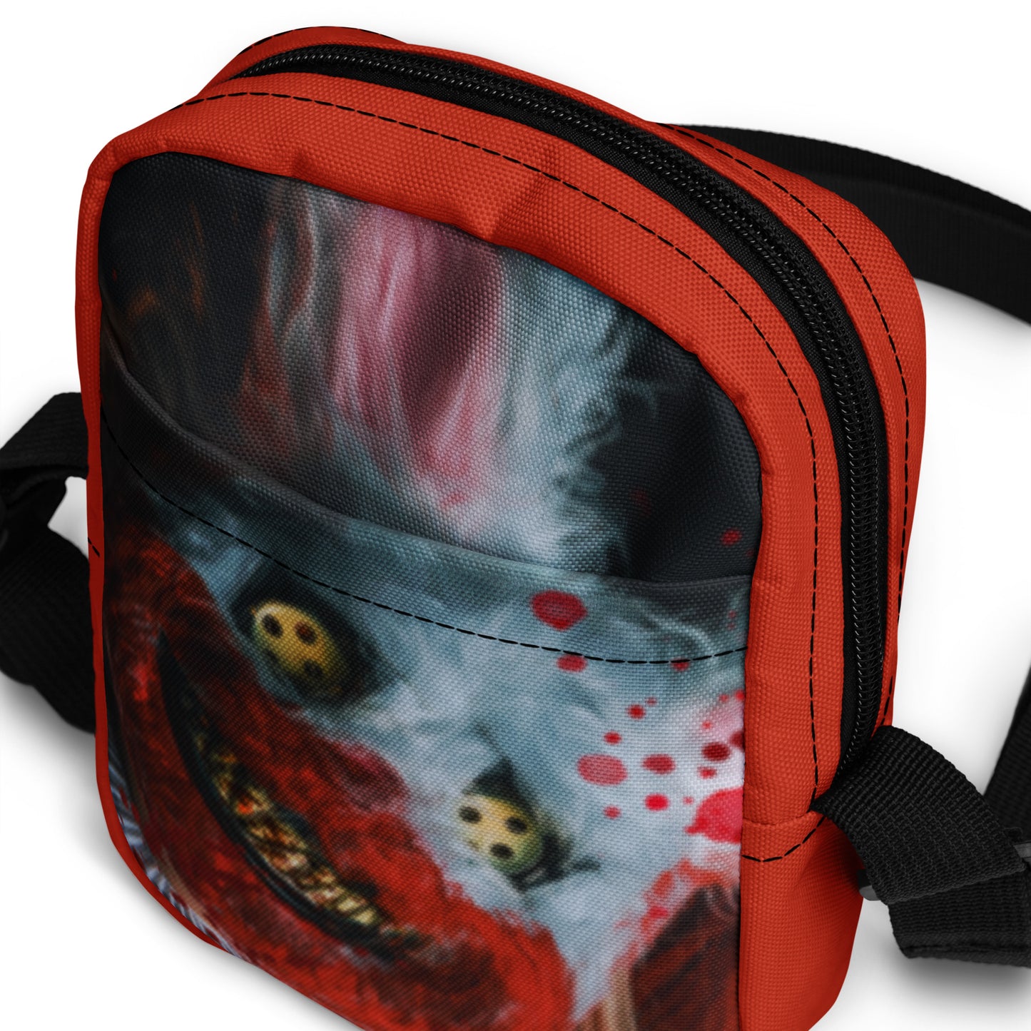 Horror Crossbody Bags Spooky Halloween Accessory Sinister Rabbit Bag Creepy Crossbody Bags