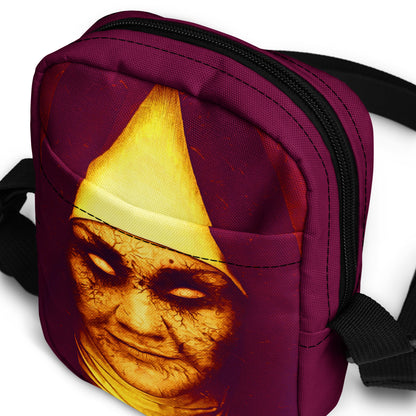 Evil Nun Bag Haunting Halloween Accessory Scary nun Crossbody Bag Creepy Halloween Purse