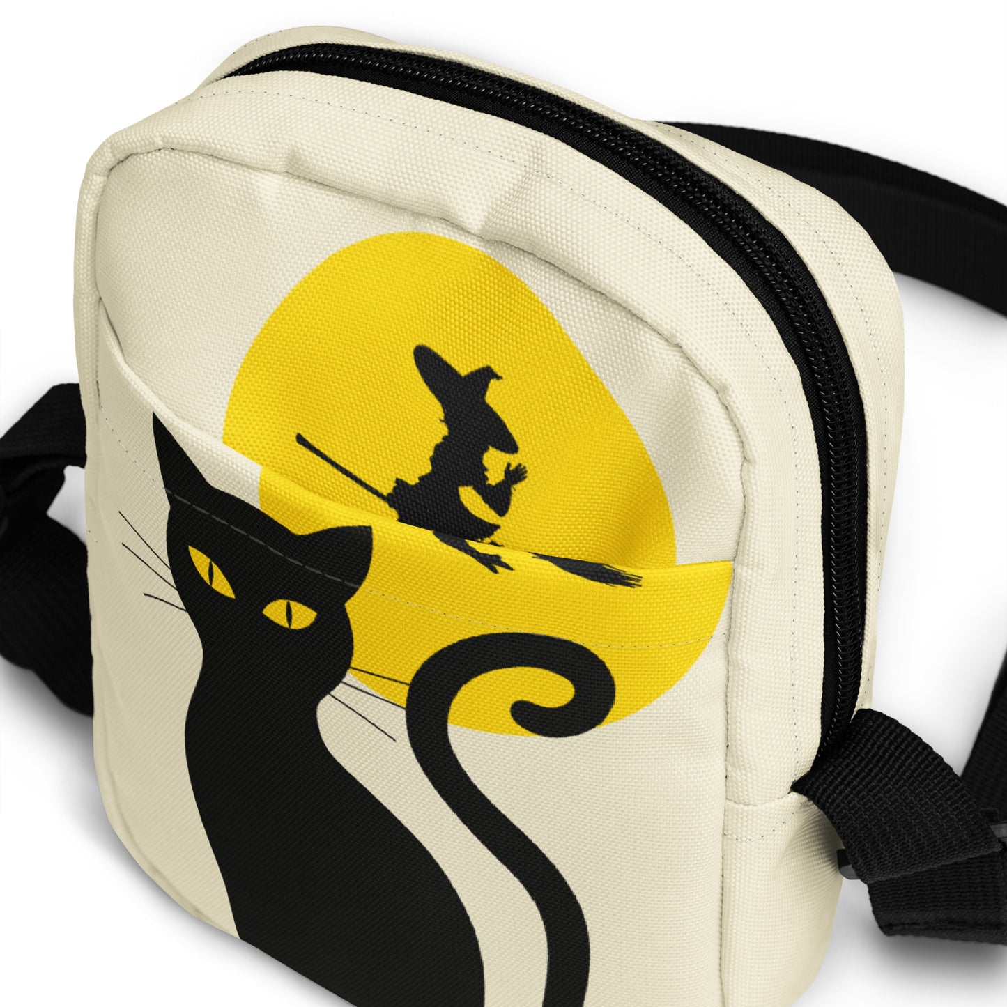 Halloween Bag Vintage Black Cat Purse Halloween Bag for Witches Witchy Crossbody Halloween Bags