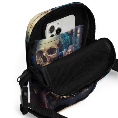 Skull Crossbody Bag Dark Academia Crossbody Bag Halloween Accessory Tote for Halloween