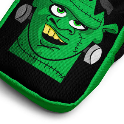 Frankenstein Monster Crossbody Bag Cute Halloween Accessory Trick or Treat Bag for Kids Fun Crossbody Bag