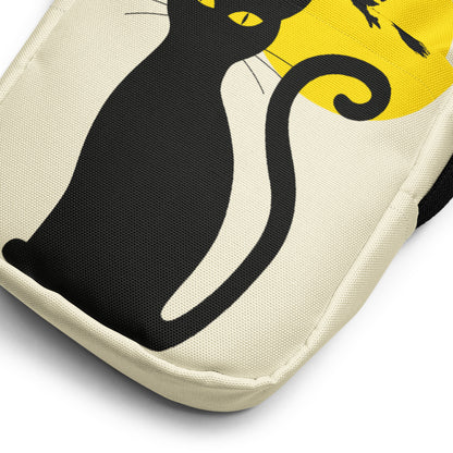 Halloween Bag Vintage Black Cat Purse Halloween Bag for Witches Witchy Crossbody Halloween Bags
