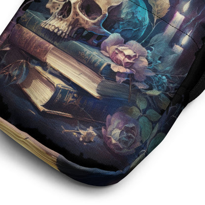 Skull Crossbody Bag Dark Academia Crossbody Bag Halloween Accessory Tote for Halloween