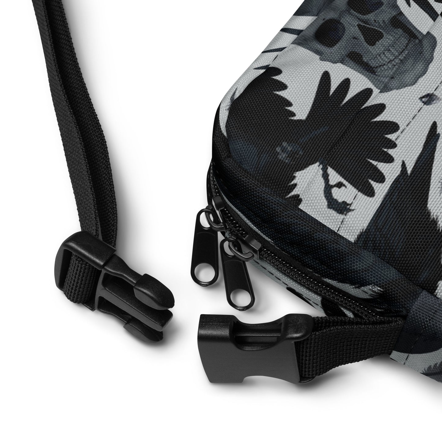 Gothic Crow Crossbody Bag Eerie Halloween Accessory Spooky Crossbody Bag Halloween Handbag
