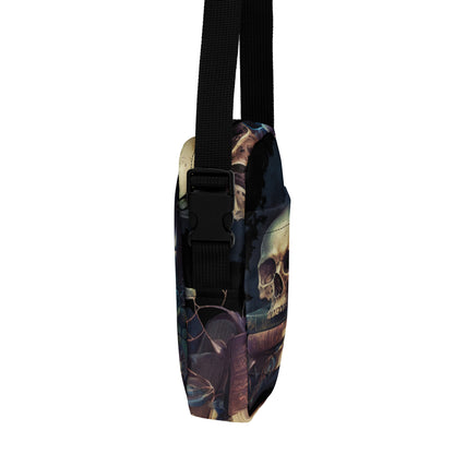 Skull Crossbody Bag Dark Academia Crossbody Bag Halloween Accessory Tote for Halloween