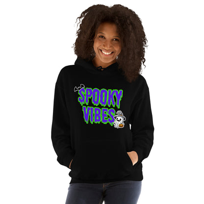 Halloween Hoodie for Men and Women | Spooky Vibes Hoodie | Cute Halloween Hoodie