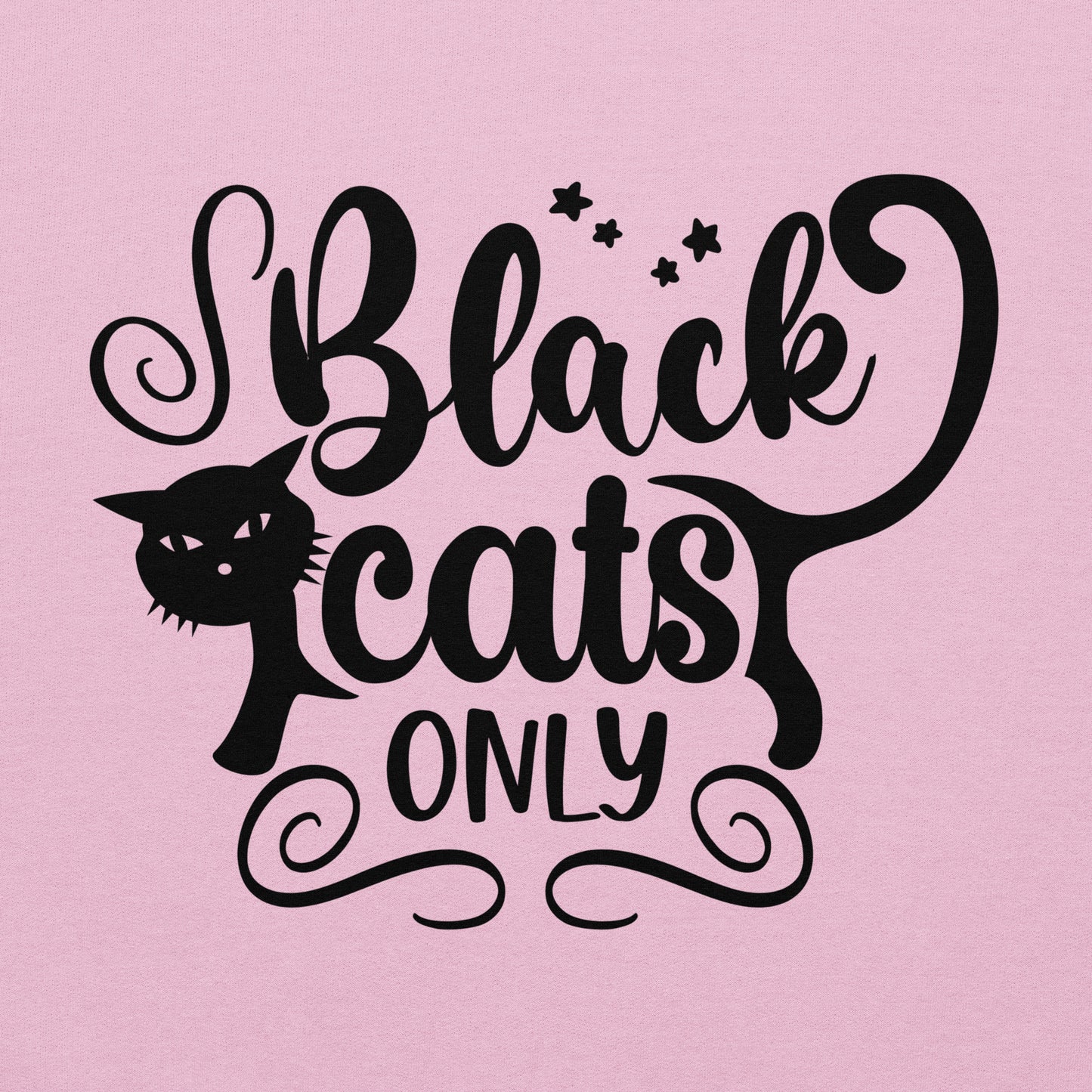 Black Cats Only Hoodie | Black Cat Halloween Top