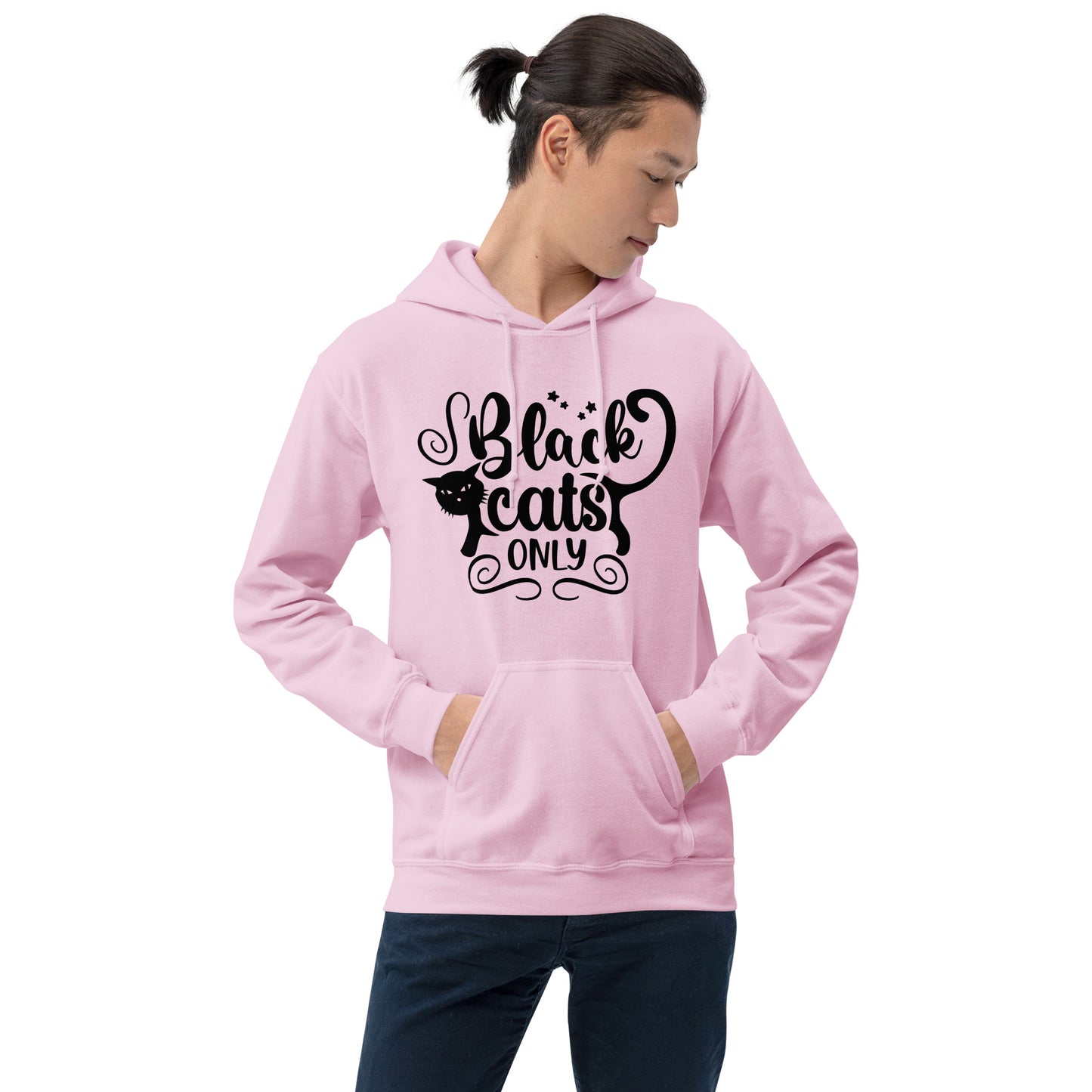 Black Cats Only Hoodie | Black Cat Halloween Top