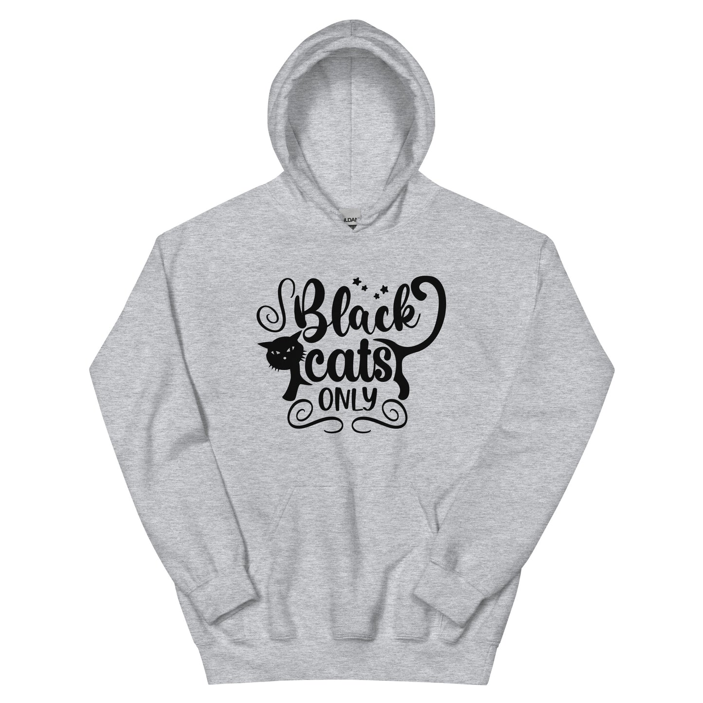 Black Cats Only Hoodie | Black Cat Halloween Top