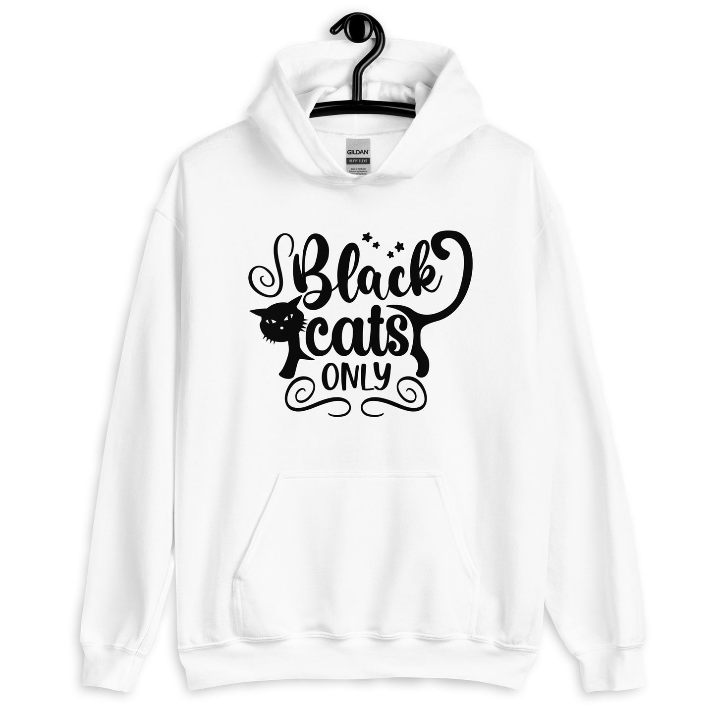 Black Cats Only Hoodie | Black Cat Halloween Top