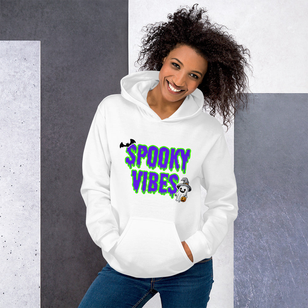 Halloween Hoodie for Men and Women | Spooky Vibes Hoodie | Cute Halloween Hoodie