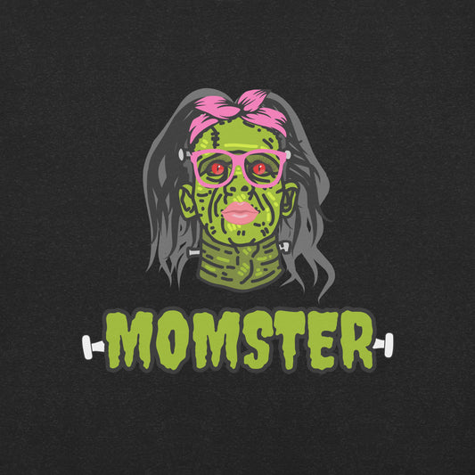 Momster T-shirt for Mothers | Halloween Tee for Mom | Cute Halloween T-shirt | Exclusive Halloween Tshirt