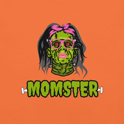 Momster T-shirt for Mothers | Halloween Tee for Mom | Cute Halloween T-shirt | Exclusive Halloween Tshirt