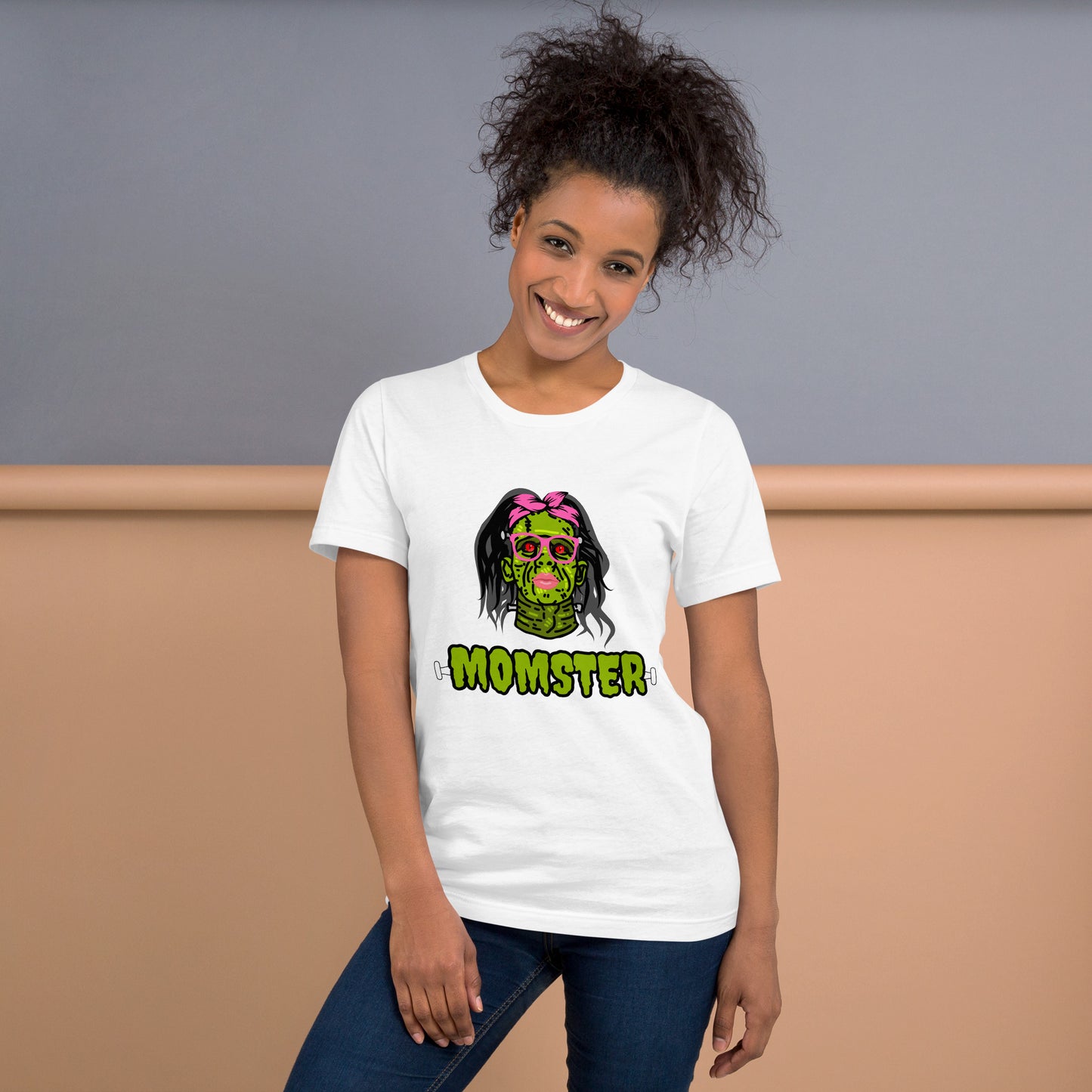 Momster T-shirt for Mothers | Halloween Tee for Mom | Cute Halloween T-shirt | Exclusive Halloween Tshirt