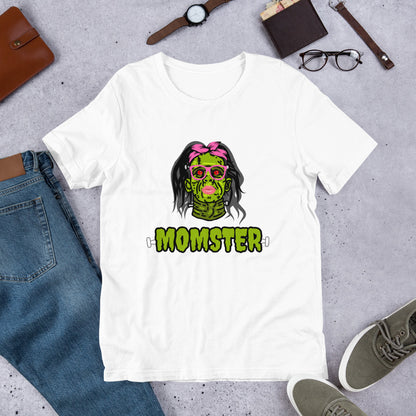 Momster T-shirt for Mothers | Halloween Tee for Mom | Cute Halloween T-shirt | Exclusive Halloween Tshirt